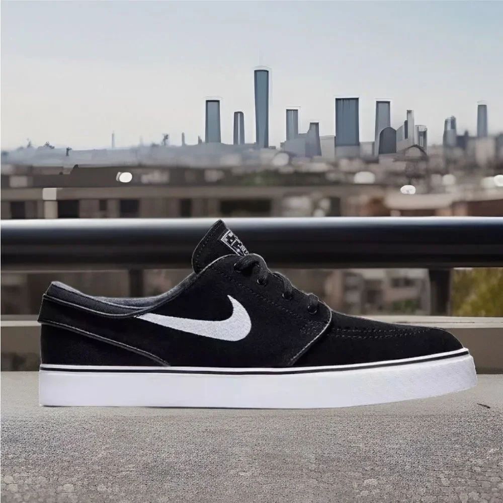 Nike SB Zoom Stefan Janoski Suede Black White 333824-026 Mens 9 US 8.5 UK 42.5
